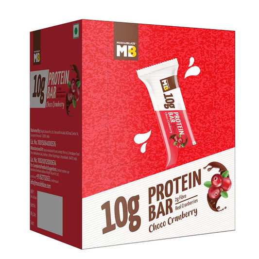 MuscleBlaze Protein Bar (10 gm Protein), 6 bar(s)