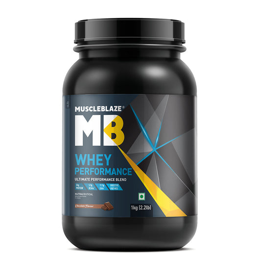MuscleBlaze Whey Performance Protein ( 1Kg / 2.2lb )
