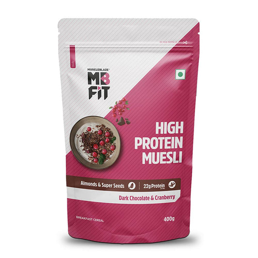 MuscleBlaze High Protein Muesli, 0.4 kg
